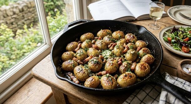 Garlic-Butter Fried New Potatoes: The Ultimate Crispy Skillet Side Dish