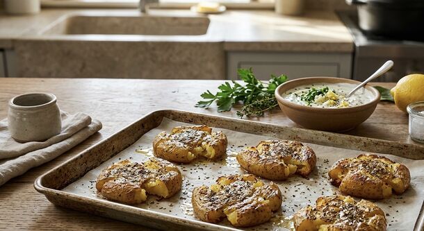 Upgrade Your Dinner with Crispy Crushed Viennese Potatoes