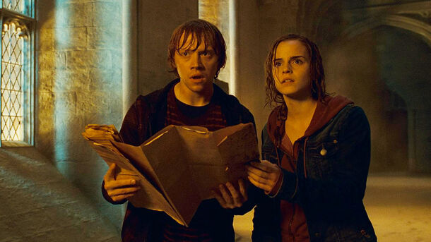 The Only Harry Potter Scene That Showed Actual Connection Between Ron and Hermione...Was Deleted The Only Harry Potter Scene That Showed Actual Connection Between Ron and Hermione...Was Deleted
