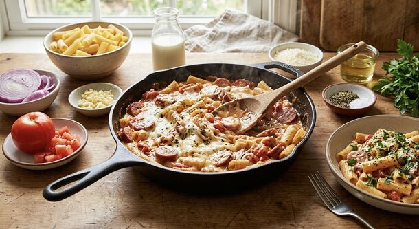 This Quick Smoked Sausage Pasta Is the Ultimate Comfort Food