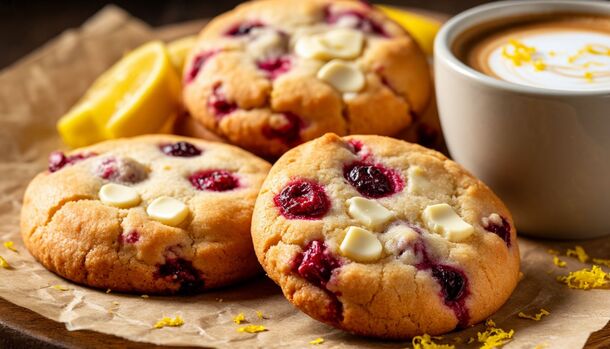 White Chocolate & Frozen Berry Hack: How to Make Bakery-Style Cookies in 30 Minutes