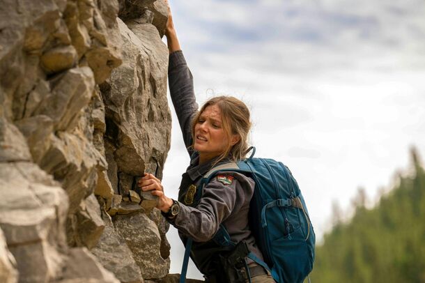 Where was Anna Pigeon filmed? The set had no walls — and the occasional grizzly wandering through