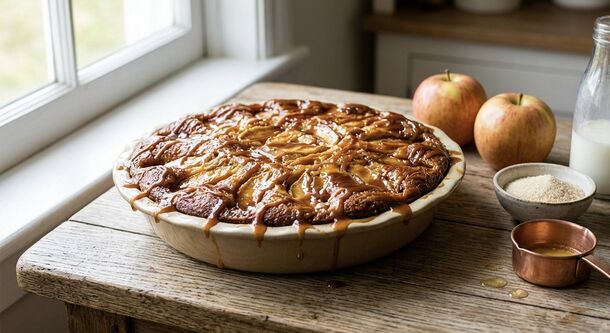 The Ultimate Tea-Time Treat: Rustic Italian Milk Cake With Sticky Caramel Glaze