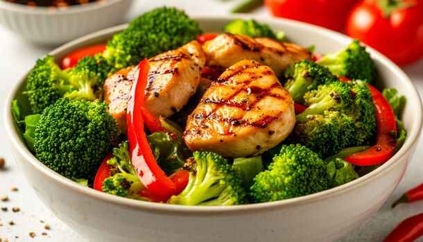 Fuel Your Body: The High-Protein Broccoli & Chicken Salad That Keeps You Full for Hours