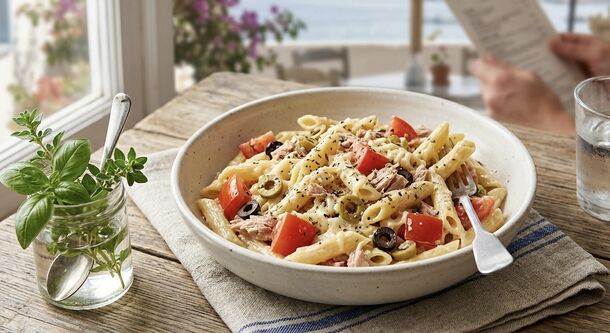 20-Minute Mediterranean Tuna Pasta: Your New Favorite Lazy Dinner