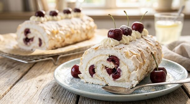 This No-Bake-Vibe Meringue Roll Is the Absolute King of Easy Summer Desserts