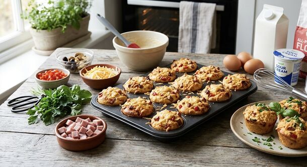 Pizza Muffins Are a Fun and Fast Twist on the Classic Slice