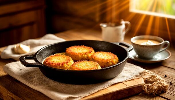 Forget Hash Browns: These Crispy Potato Cakes with a Cheesy Secret are a Game Changer