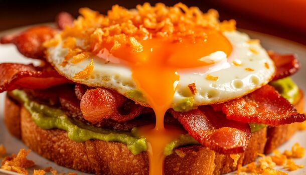 Warning: Highly Addictive! The Ultimate Crispy Bacon & Egg Sandwich That’ll Change Your Mornings