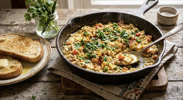 Light, Herb-Packed, and Perfectly Spiced: The Ultimate Indian Anda Bhurji Recipe for Warm Mornings