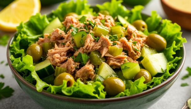 Forget Boring Diets: This Refreshing Tuna & Fiber Salad Is a Flavor Explosion