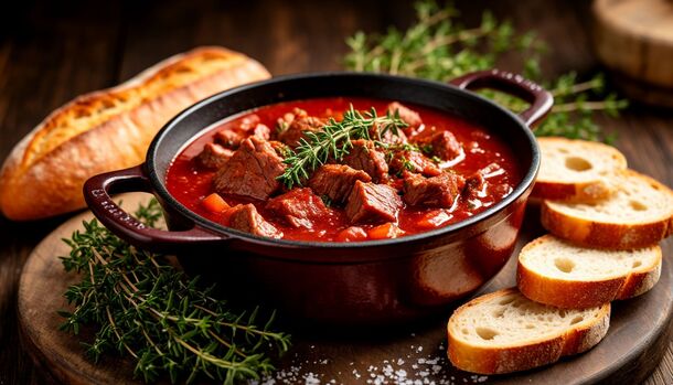 Beyond Beef Stroganoff: The French Secret to Meltingly Tender Meat in a Ruby Beetroot Sauce
