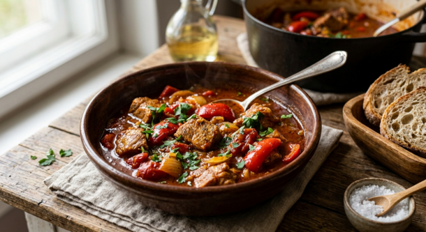 Serbian Mućkalica Pork Stew Perfect for Comfort Food Lovers