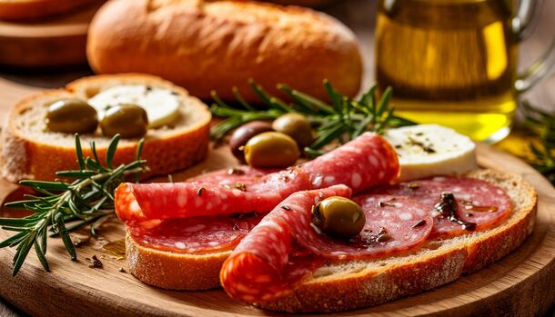 The Perfect Party Snack: How to Turn a Baguette and a Can of Olives into a Fancy Treat