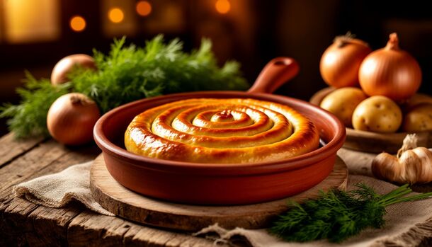 The Edible Spiral: How to Make Traditional Moldovan Vertuta with Just Flour and Potatoes
