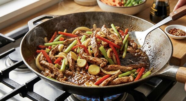 This 15-Minute One-Pan Pork Stir-Fry Beats Takeout Every Single Time