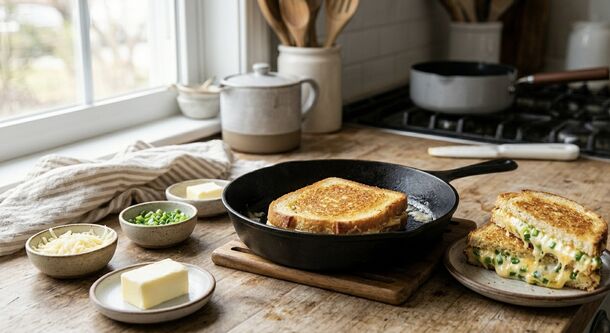 The Quickest 5-Minute Breakfast: 4 Simple Ingredients for an Ultra-Crisp, Gooey Cheese Treat