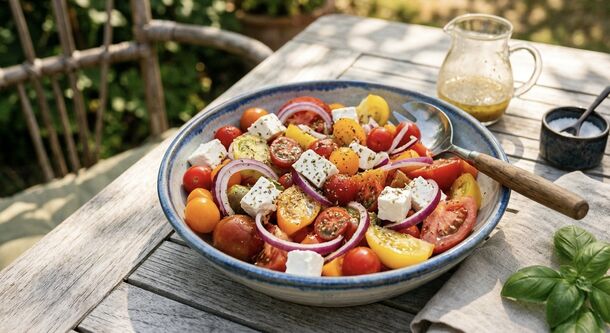 No Cooking Required: The Only 5-Minute Juicy Tomato and Feta Salad You’ll Make Every Day This Summer