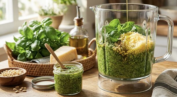 The 5-Minute Pesto Power Move: The Ultimate Italian Shortcut to Save Your Boring Dinners