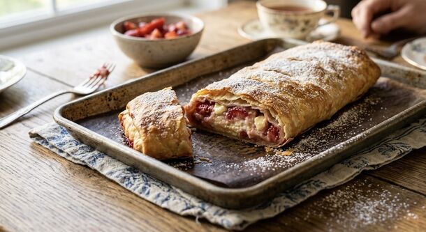 This Crispy 20-Minute Strawberry Strudel Is the Ultimate Summer Dessert Hack