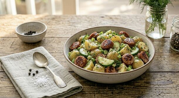 Why Everyone Is Mashing Up Sausages and Baby Potatoes This Summer