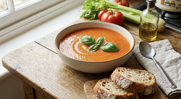 Jamie Oliver’s Classic Tomato Soup: A Hearty, Figure-Friendly Lunch Packed with Hidden Veggies