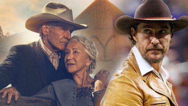 McConaughey Still Skeptical About Yellowstone Spinoff, Unlike Harrison Ford McConaughey Still Skeptical About Yellowstone Spinoff, Unlike Harrison Ford