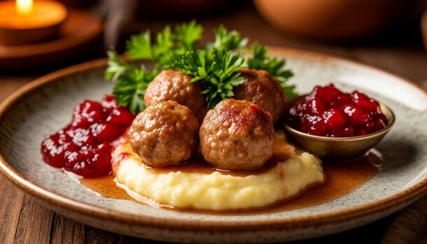 The Ultimate Comfort in a Bowl: Classic Swedish Meatballs with Silky Creamy Gravy