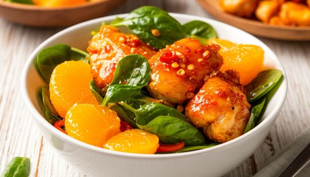 Only 168 Calories! This Zesty Gua Chicken & Orange Salad Is the Ultimate Weight Loss Hack