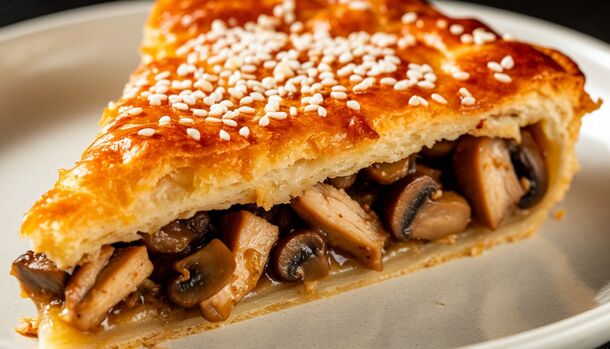 The Only Pie Your Family Will Ever Ask For: A Golden, Creamy Chicken & Mushroom Masterpiece