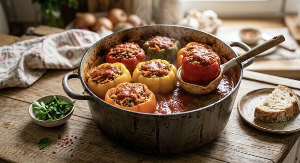 Here’s How to Get Perfectly Juicy, Flavor-Packed Classic Stuffed Peppers Every Time