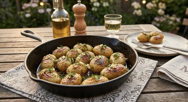 Forget Boiling: This One-Skillet Steam-and-Fry Method Delivers the Ultimate Golden Baby Potatoes