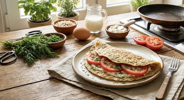 This Easy Oatmeal Crepe Is the Perfect Quick Breakfast