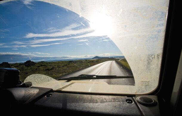 Every windshield has them, no owner's manual explains them: what the black dots do when the sun hits your car