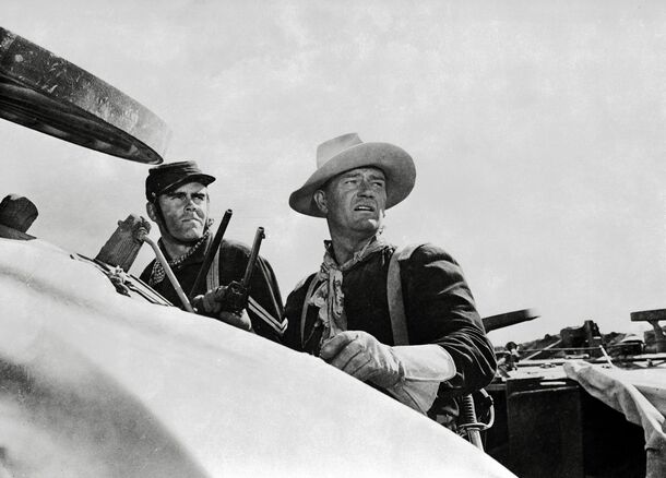 A John Wayne western from 1948 still sits at No. 5 of the greatest ever — and it's not for the shootouts