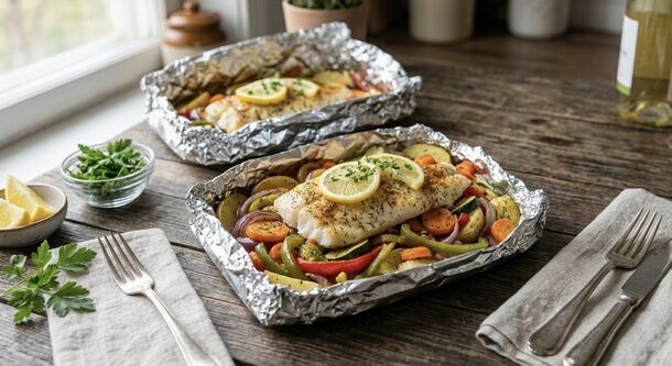 Juicy Fish & Veggie Dinner with Zero Cleanup: The Foil Packet Pollock Secret
