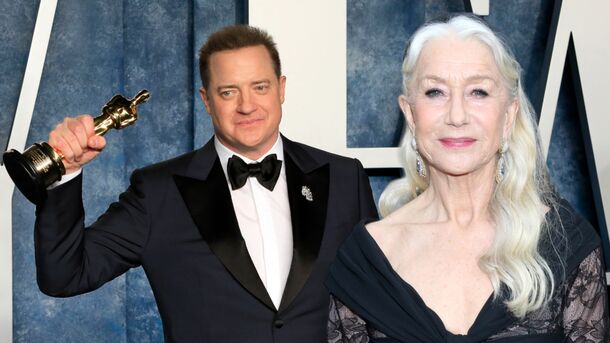 Helen Mirren's Reaction to Brendan Fraser's Oscar Win? Priceless (And Kinda Heartbreaking) Helen Mirren's Reaction to Brendan Fraser's Oscar Win? Priceless (And Kinda Heartbreaking)