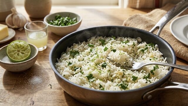 The Chipotle-Style Cilantro Lime Rice Hack That Completely Rescues Flat, Boring Side Dishes