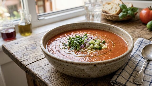 Beat the Summer Heat With This Refreshing Authentic Andalusian Gazpacho