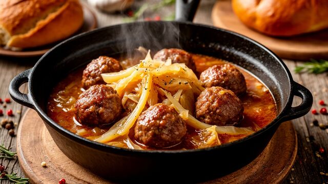 Feed the Whole Family for Cents: The Hearty Scottish Meatball Secret Using Just Ground Meat and Cabbage