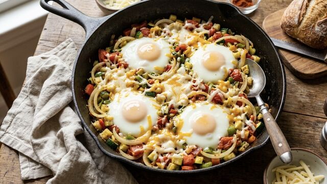 Stop Making Boring Scrambled Eggs: This 15-Minute Zucchini and Melted Cheese Skillet is the Ultimate Summer Comfort Breakfast