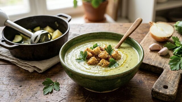 Move Over, Fritters: This Creamy Zucchini and Potato Soup Is Your New Summer Obsession