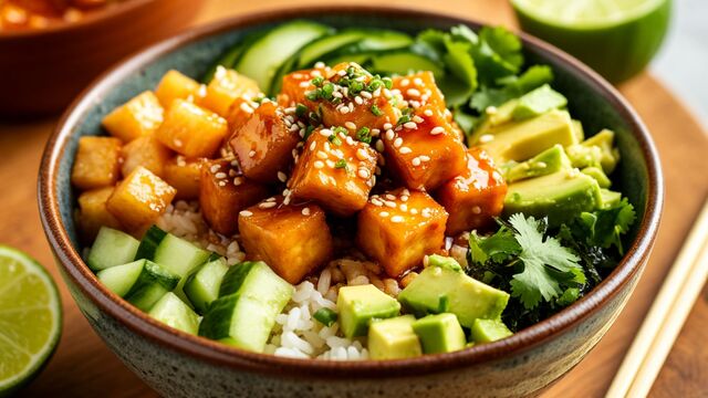 Vegan Power Bowl: How to Make the Ultimate Crispy Tofu Poke at Home