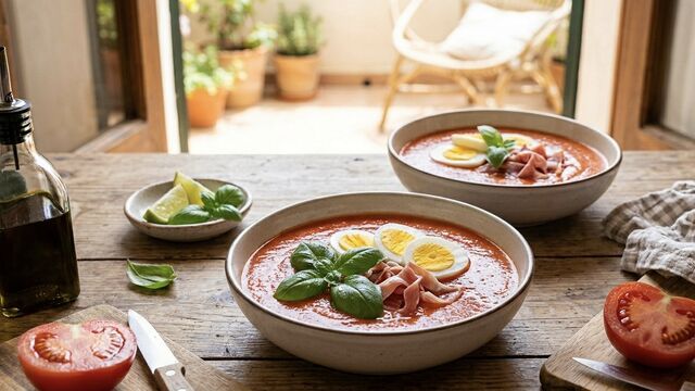Refreshing Tomato and Pepper Gazpacho: The No-Cook Cold Summer Soup That is Perfect for Hot Days
