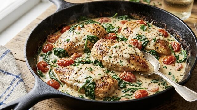 Forget Bland Chicken — This Tuscan Skillet Recipe Is a Total Game Changer