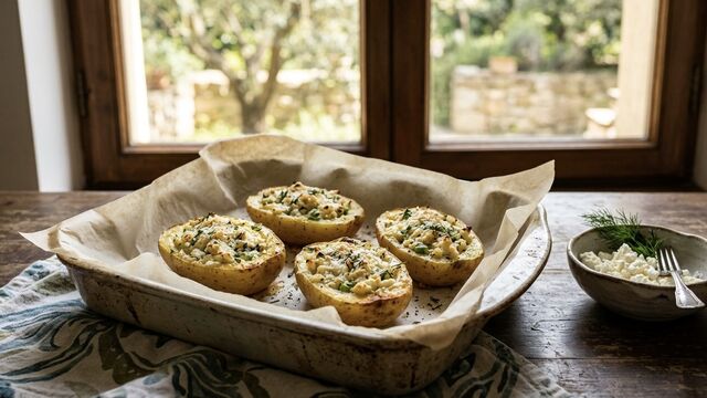 The Lemon and Feta Secret: The Authentic Greek Trick for Incredibly Flavorful Roasted Potatoes