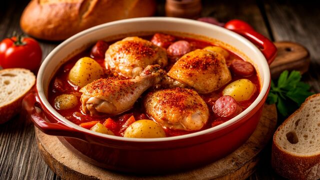 Golden Potatoes, Smoky Aromas, and Tender Chicken: The Ultimate One-Pot Polish Feast