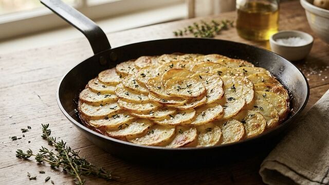 Ditch the Fries: This Crispy, Buttery French Pommes Anna Is Better Than Any Pie