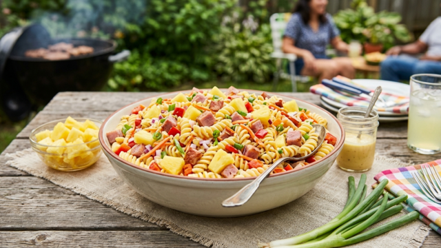 Hawaiian Pasta Salad: The Sweet & Savory BBQ Side You'll Love