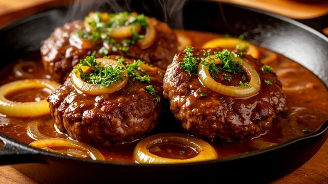 A 19th-Century Icon: How to Make the Perfect Salisbury Steak with Rich Onion Gravy in 30 Minutes
